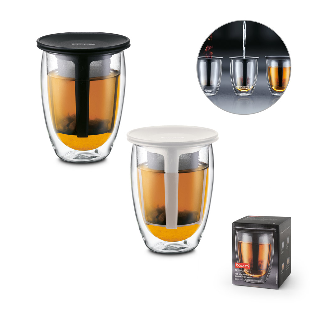 Glastekop med nylonfilter 350ml - Grindsted