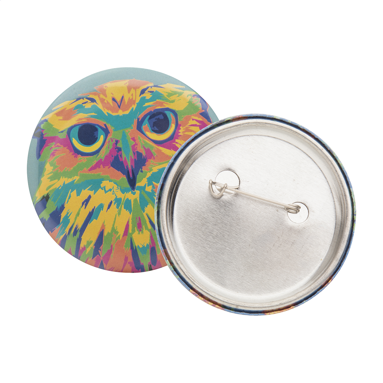 Mini Pin Badge - Olivia trykt med logo