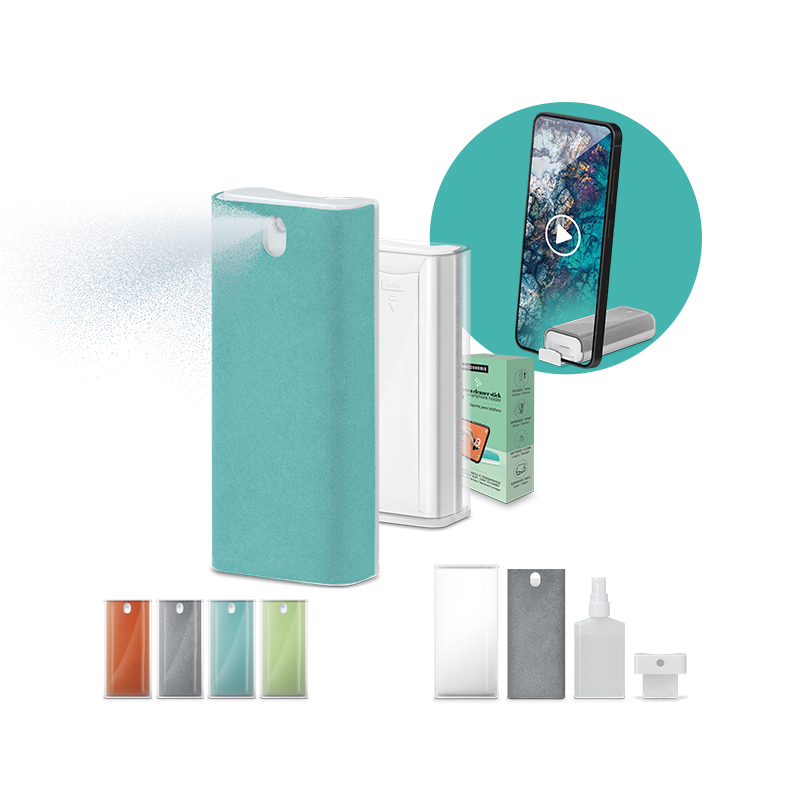 Skærmrens Spray og Smartphone Holder - Galten