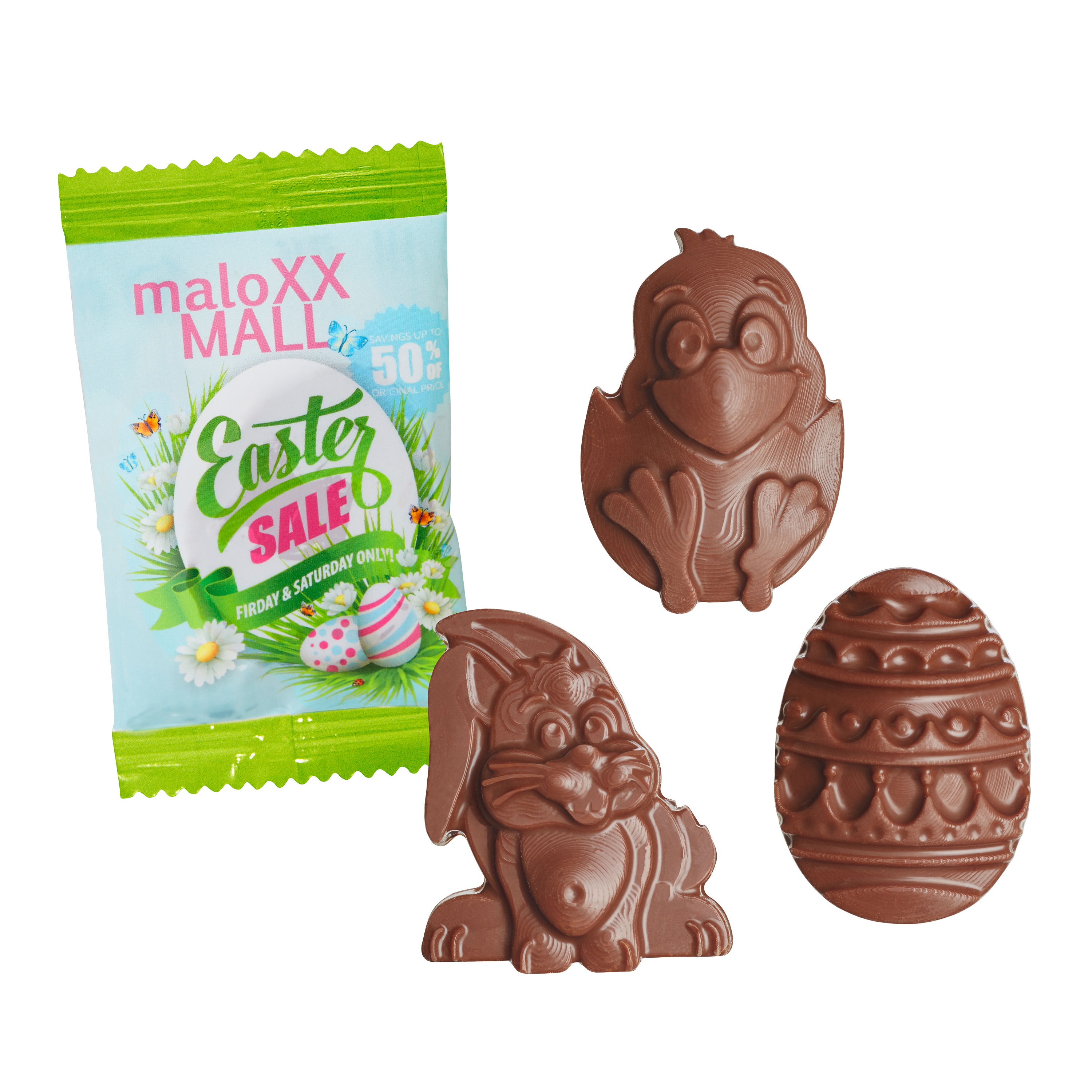 Påskeformet Chokoladeblanding - Aalborg