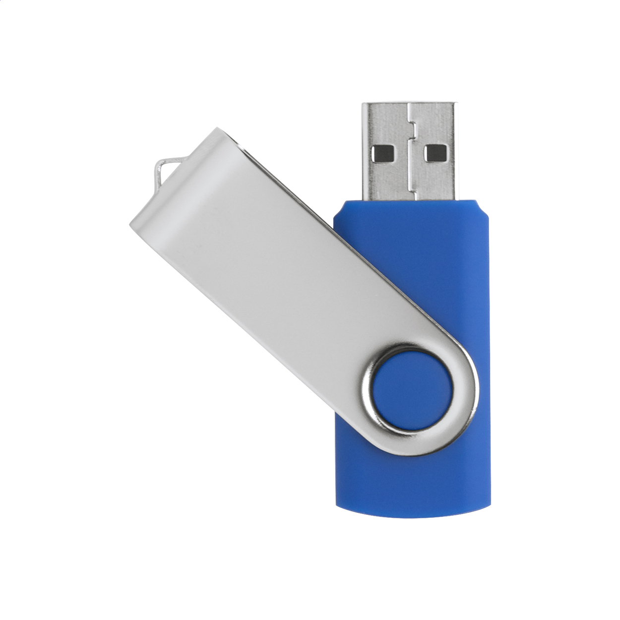 TwistDrive drejelig USB-nøgle i ABS og metal i gaveæske med logo