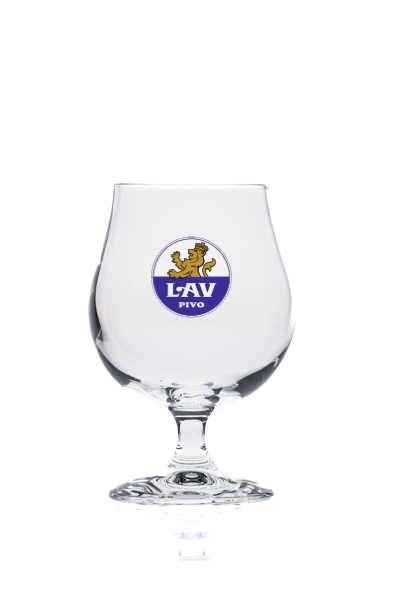 Konveks Ølglas - Sarah trykt med logo