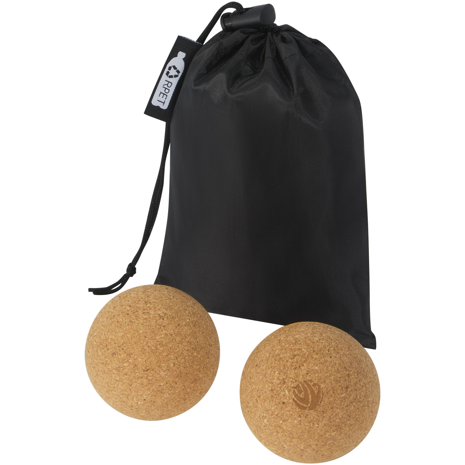 CorkYoga Duo Balance Balls - Julia trykt med logo