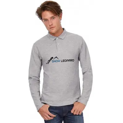 Personlig poloshirt med lange ærmer til mænd - | Zaprinta Dansk Personlig poloshirt med lange ærmer til mænd - | Zaprinta Dansk