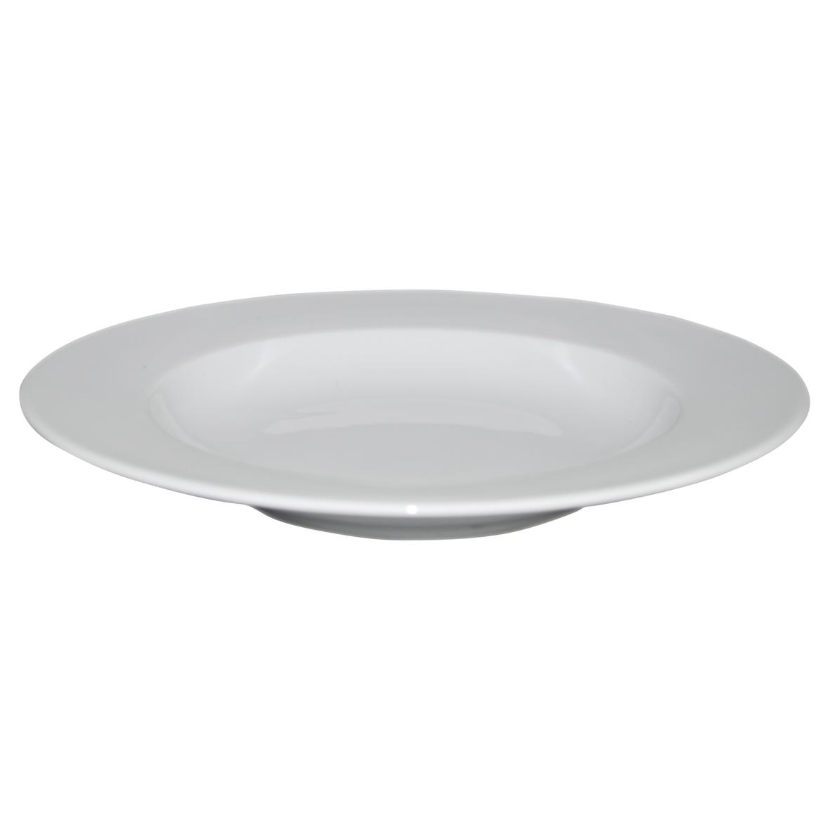 Dyb Skål med Bred Kant 23 cm - Freja trykt med logo