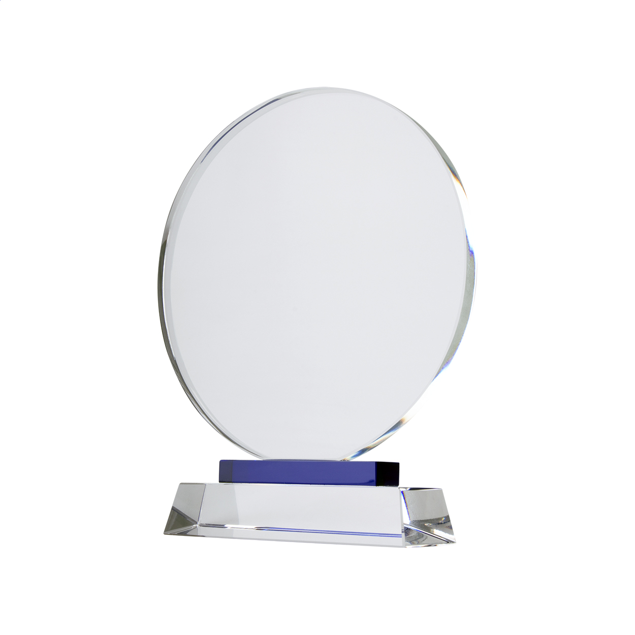 Turneringskrystalpokal - Blaabjerg trykt med logo