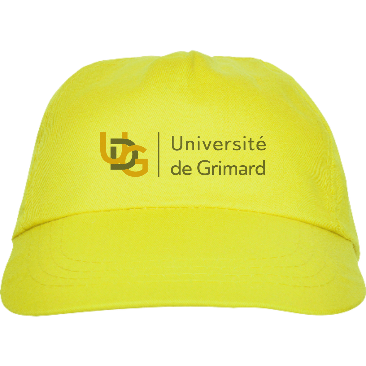 5-panel grundlæggende bomuldsbaseballkasket med velcro rem - Helena