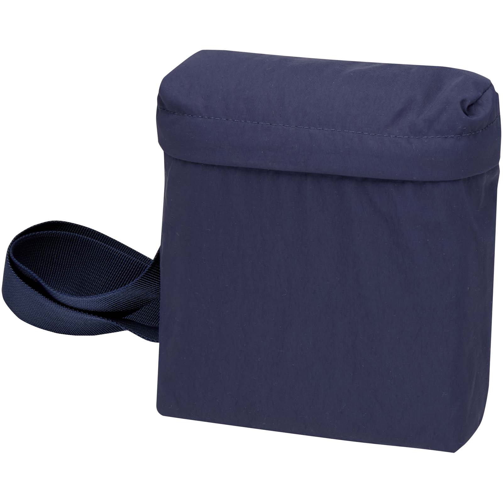 Arca crossbody-taske i GRS-genbrugt krøllet nylon med jeres logo trykt med logo