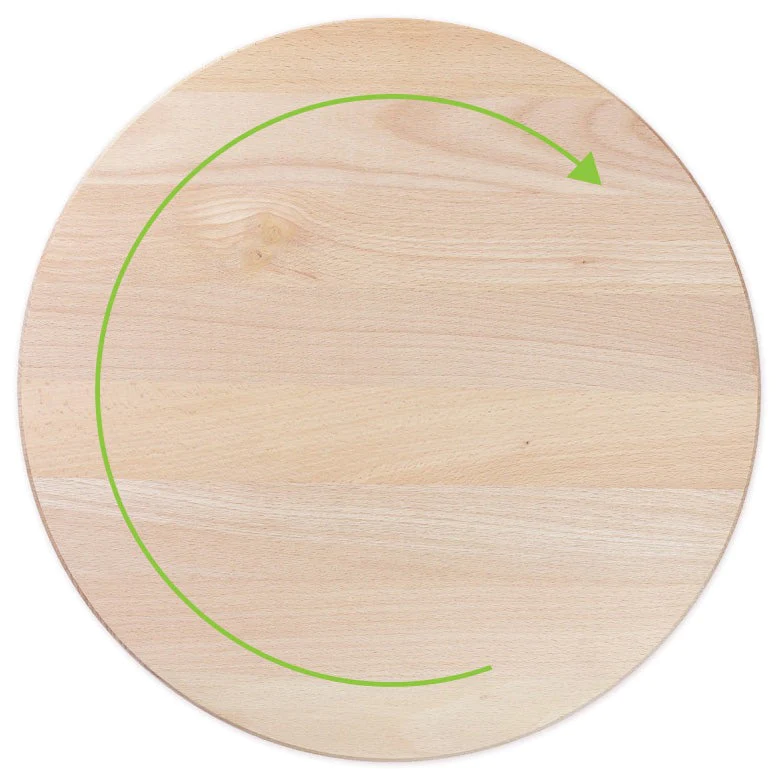 Beuken Ronddraaiplank 30 cm