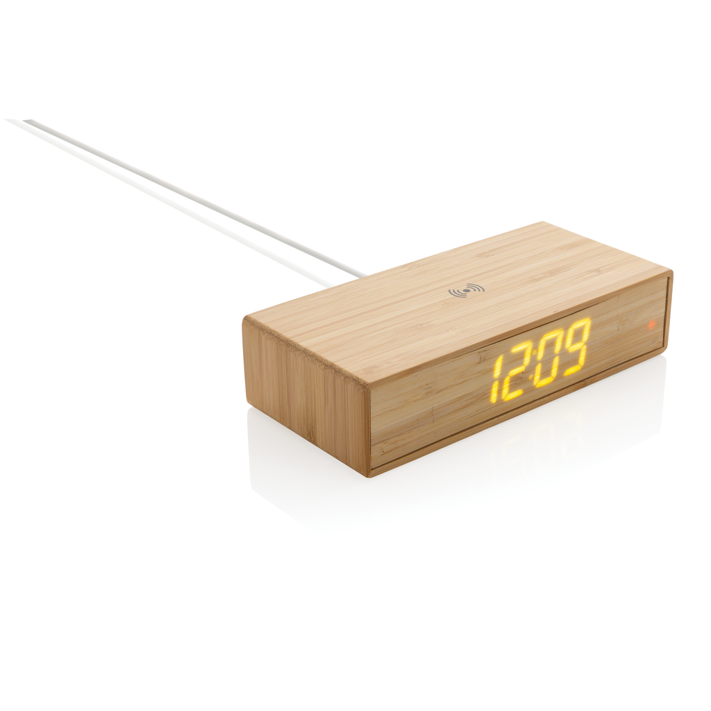Alarm klok med trådløs oplader
