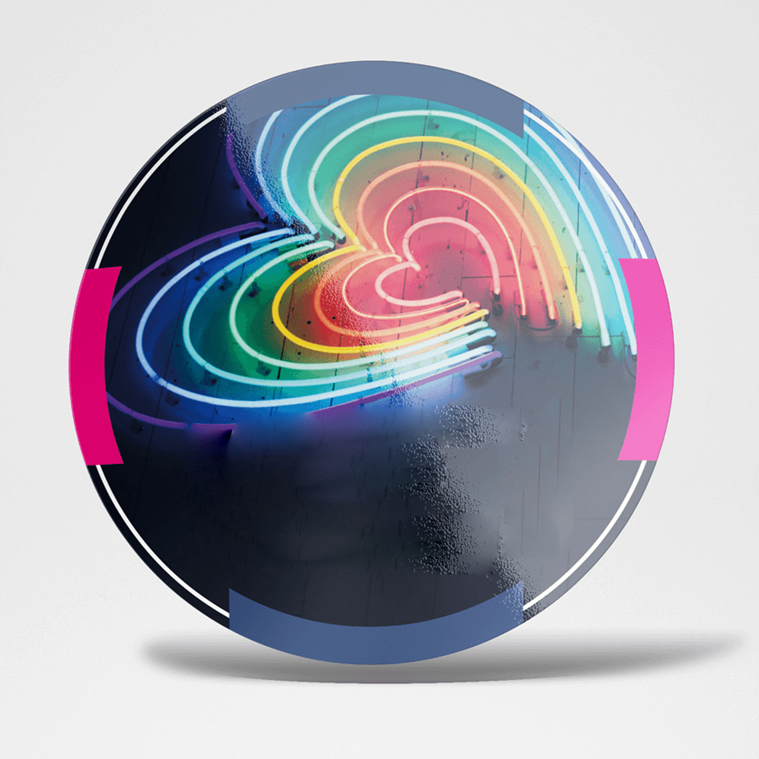 Rund Mærkat - Middelfart