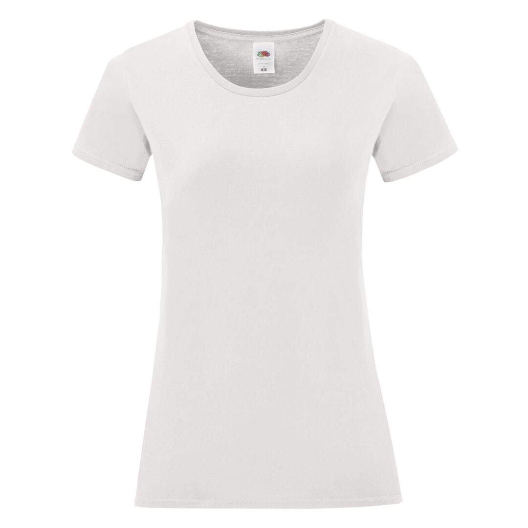 Ikonisk hvid bomuld T-shirt - Aalborg