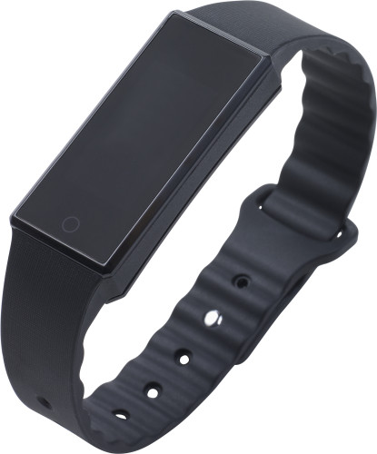 Rustfrit stål smartwatch med silikone håndledsrem - Horsens