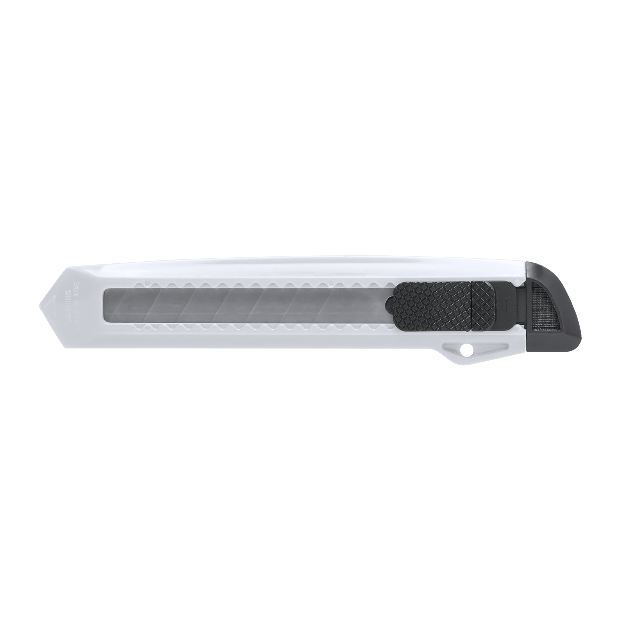Loktox hobbykniv i plast med logo, prisvenlig til store oplag trykt med logo