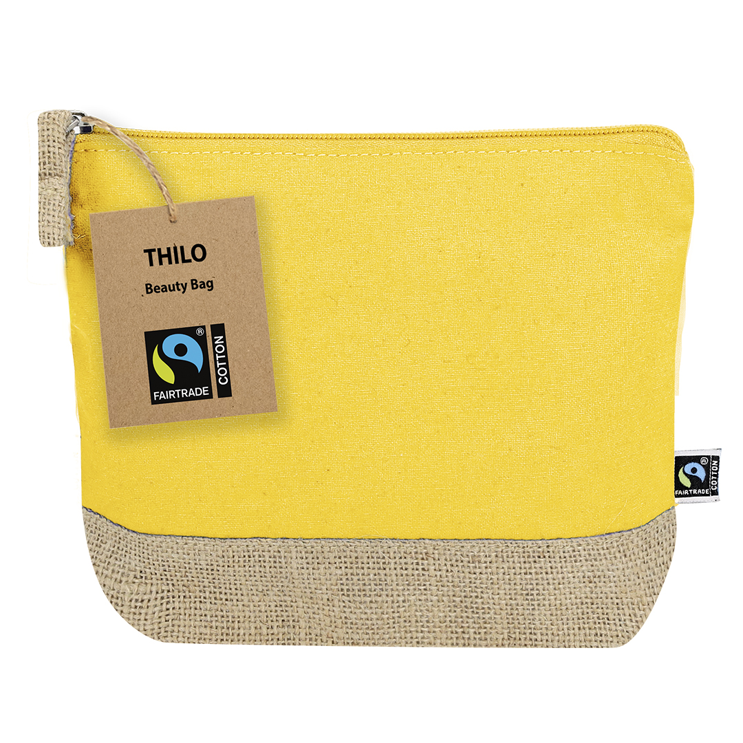 Fairtrade Skønhedstaske - Dagny trykt med logo