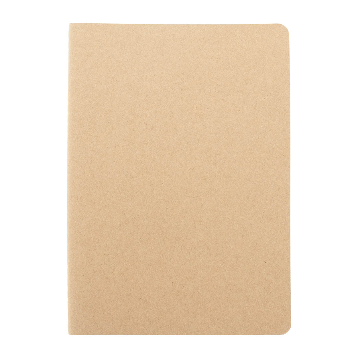 Crofty A5 notesbog i genbrugspapir med syet omslag og jeres logo