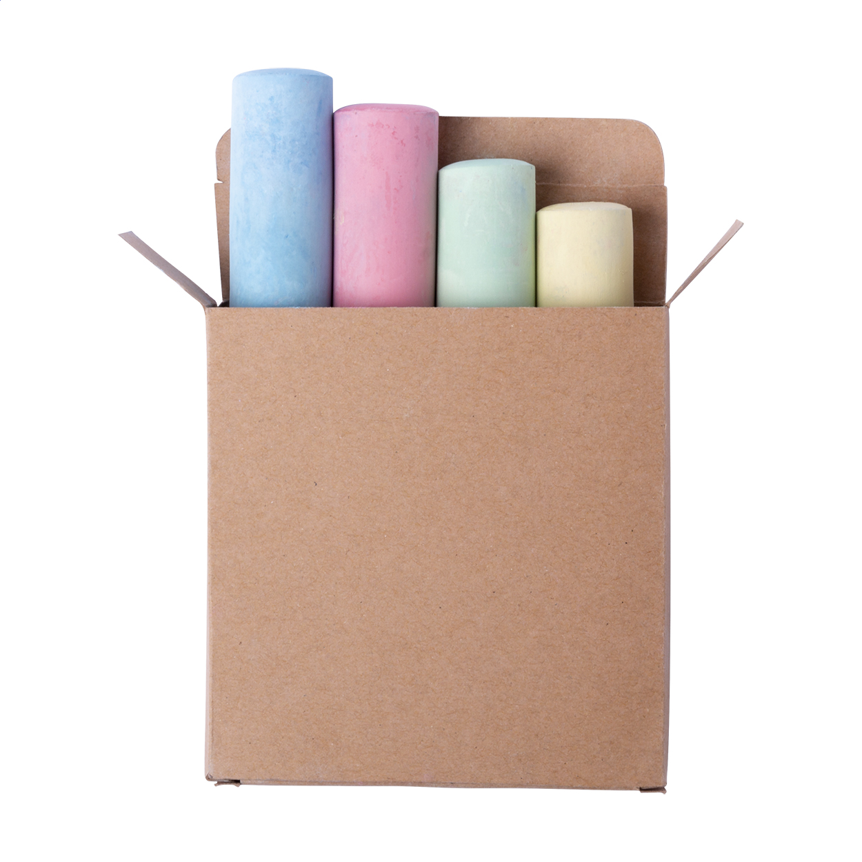 Farverig Kridtsæt - Fjerritslev trykt med logo