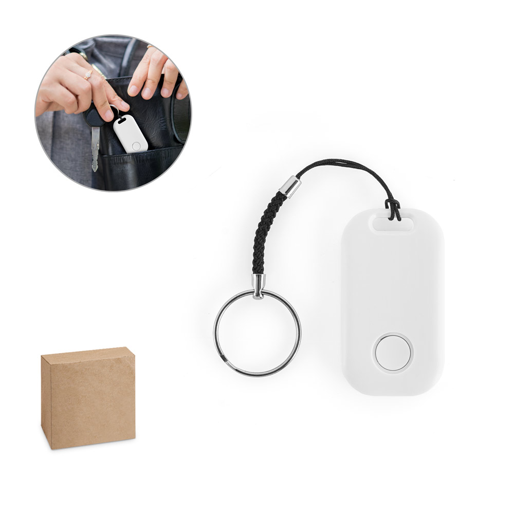 DAMY. Trådløs locator med kompakt, letvægtsdesign lavet af genanvendt ABS (100% rABS)