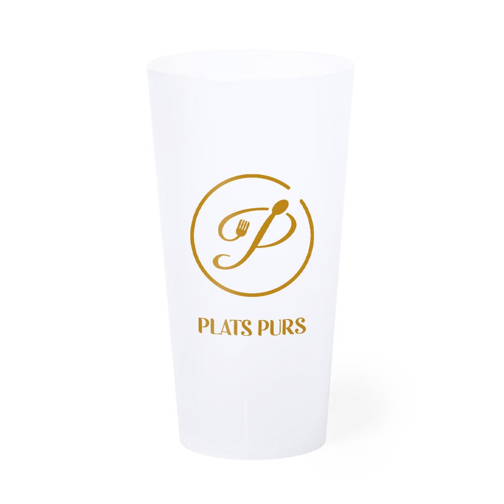 Miljøvenlig matteret 400ml PP kop - Lea