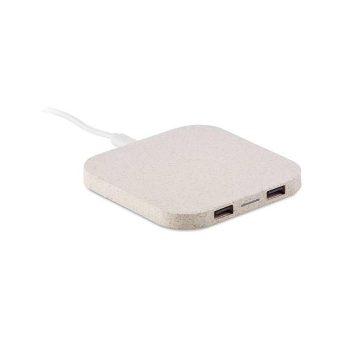 Trådløs opladningspude med USB-hubs - Rønnede