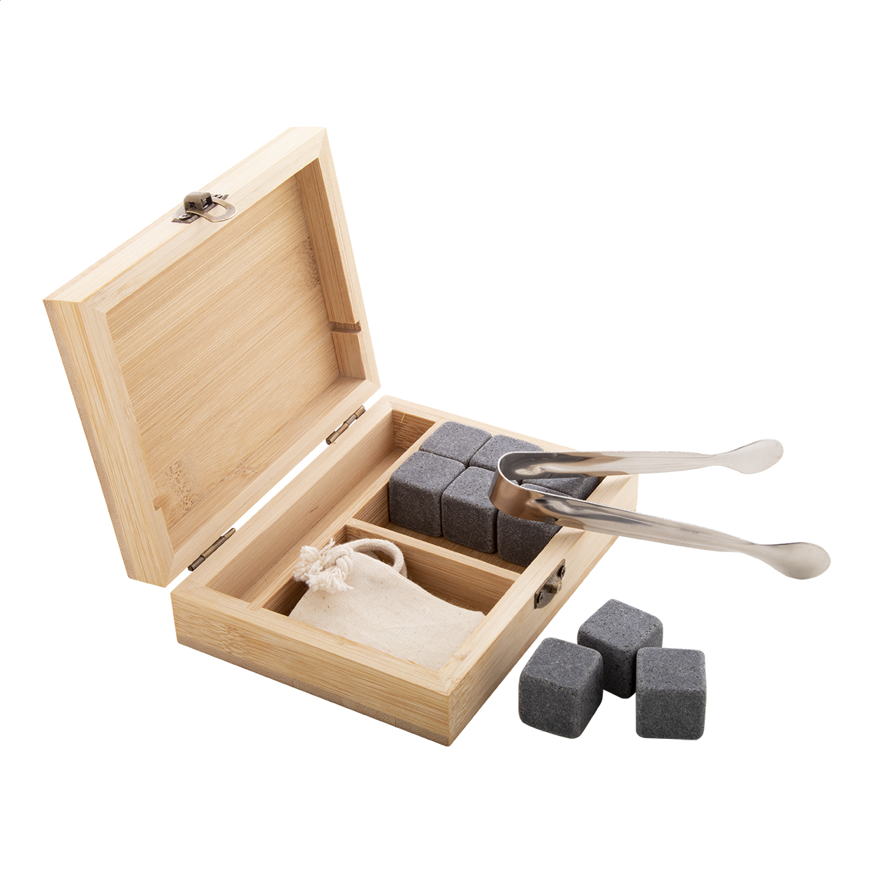 Genanvendelige Sten Isklodser Sæt - Astrid trykt med logo