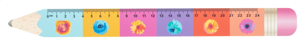 Flexibel Plastlineal 24 cm - Anya