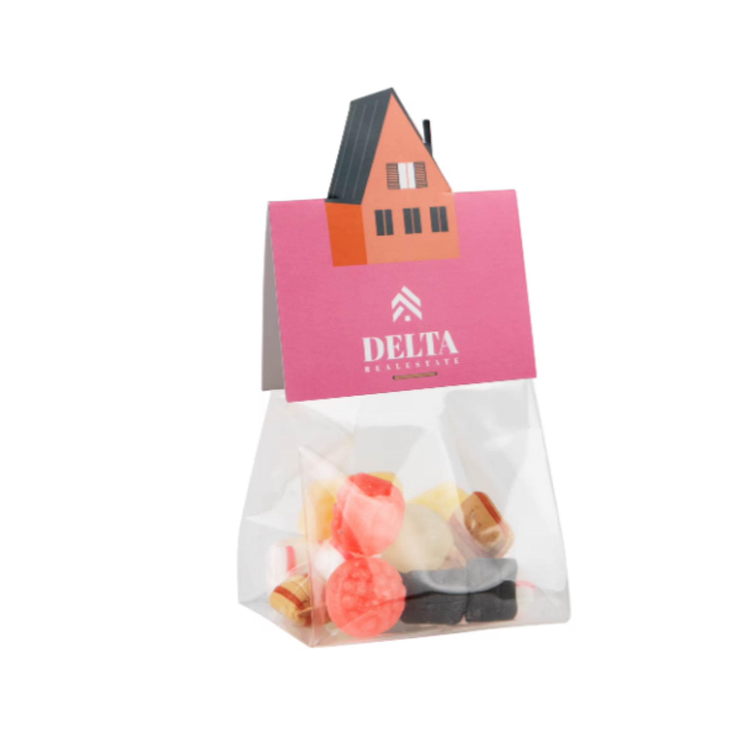 Slikpose med formet kort - Emil