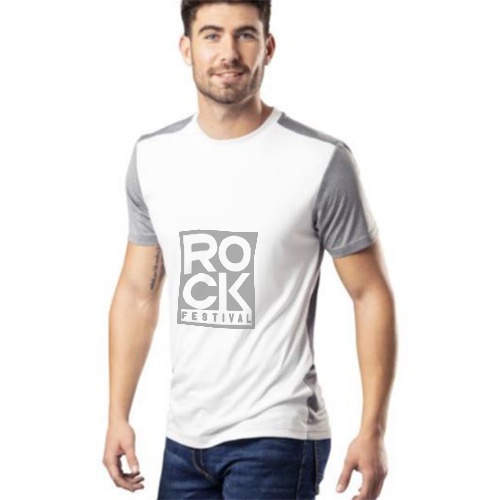 Åndbart polyester/elastan teknisk T-shirt - Rudbjerg
