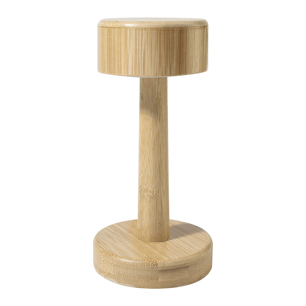 Bambusbordlampe - Benjamin trykt med logo