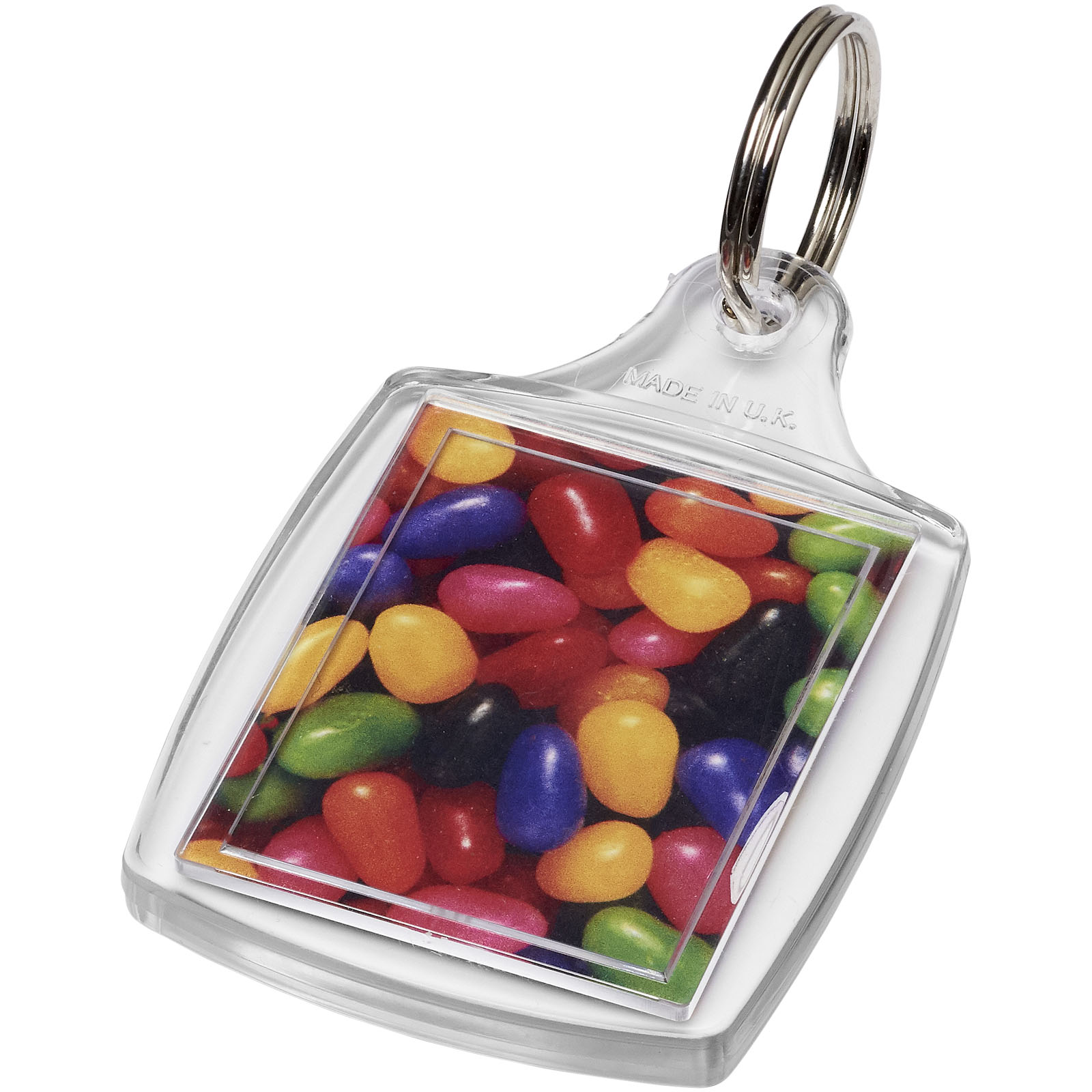 Klar S5 nøglering med metalsplit nøglering - Løgumkloster