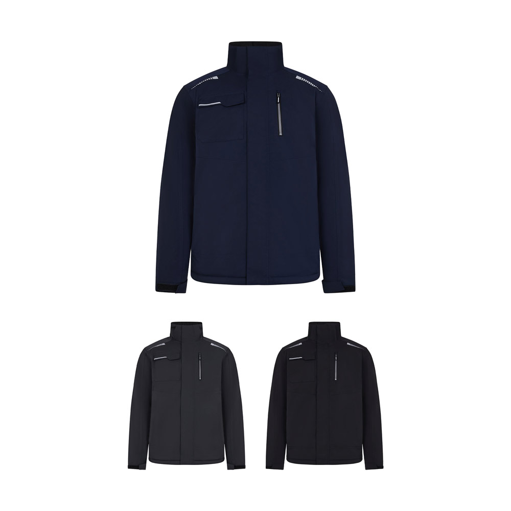 VL NYX. Vatteret jakke (180 g/m²), lavet af genanvendt polyester (50%) og polyester (50%)