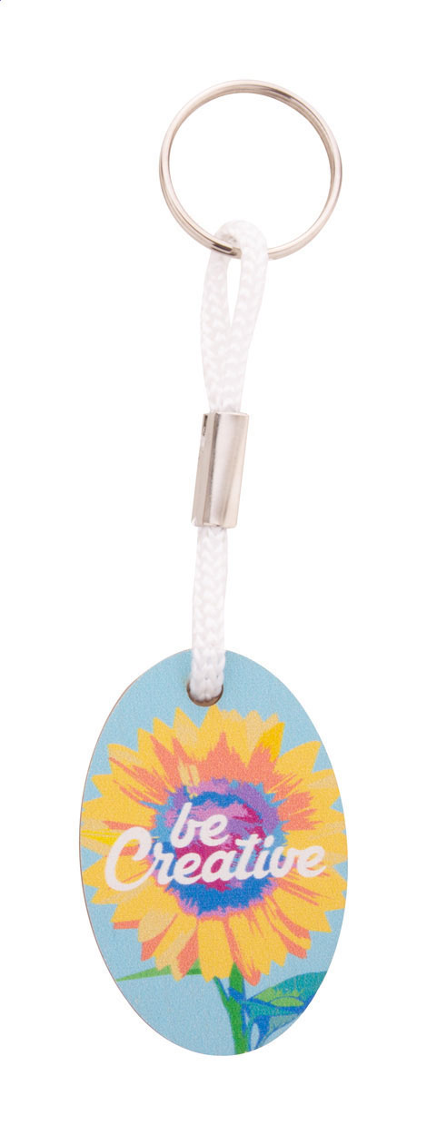 Ovalt Nøglering af Birketræ - Daniel