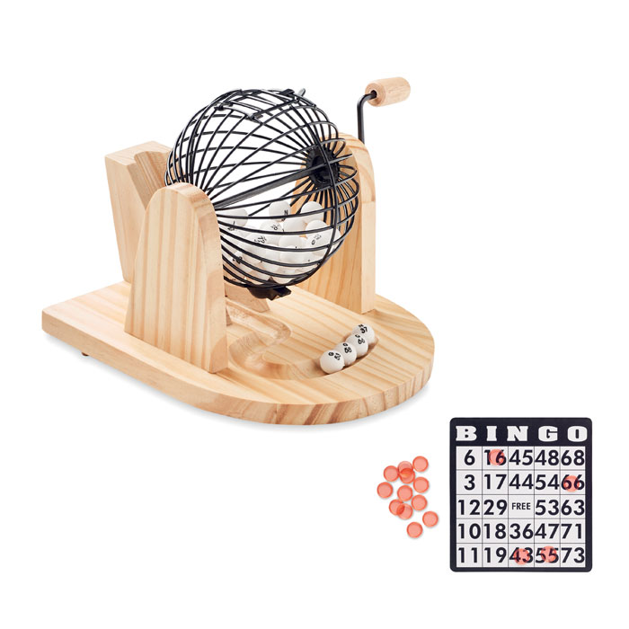 Træ Bingo Spilsæt - Gladsaxe