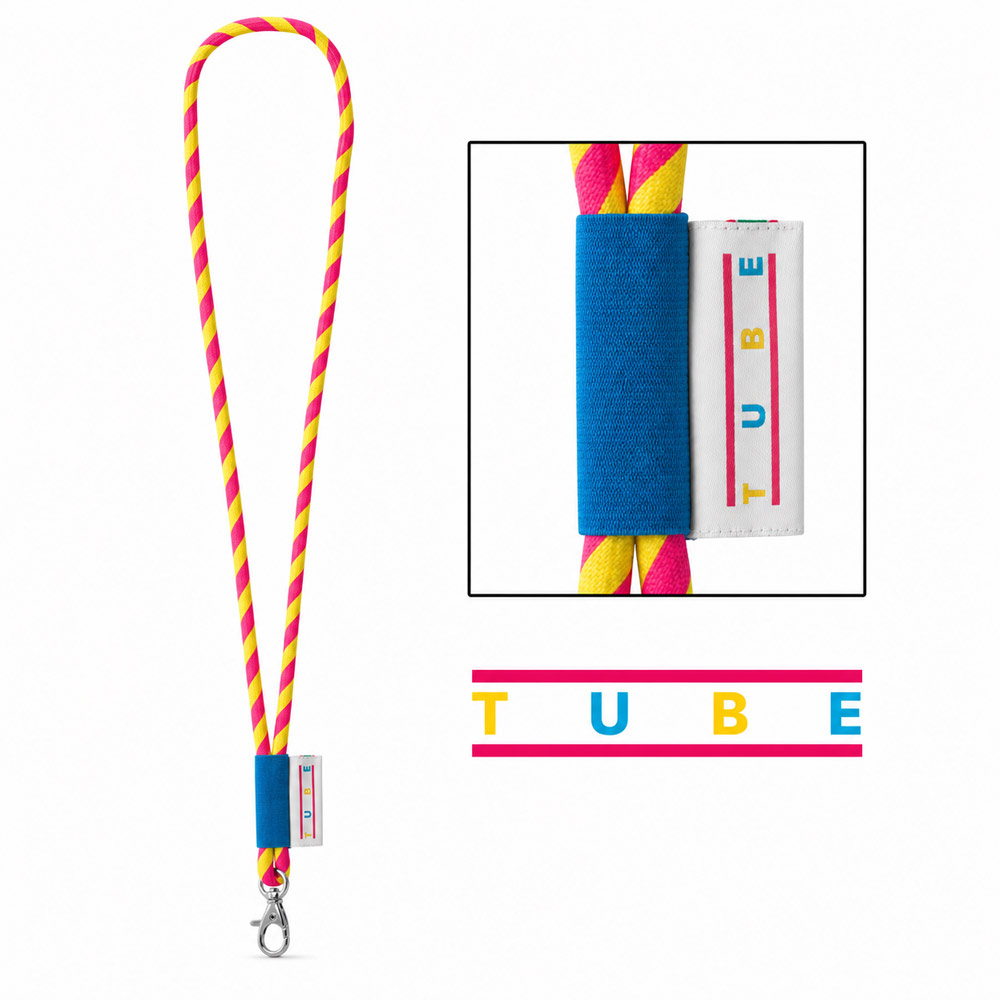 Trykt prøve af Lanyard TUBE Lang (Ø 7 mm) - Ella