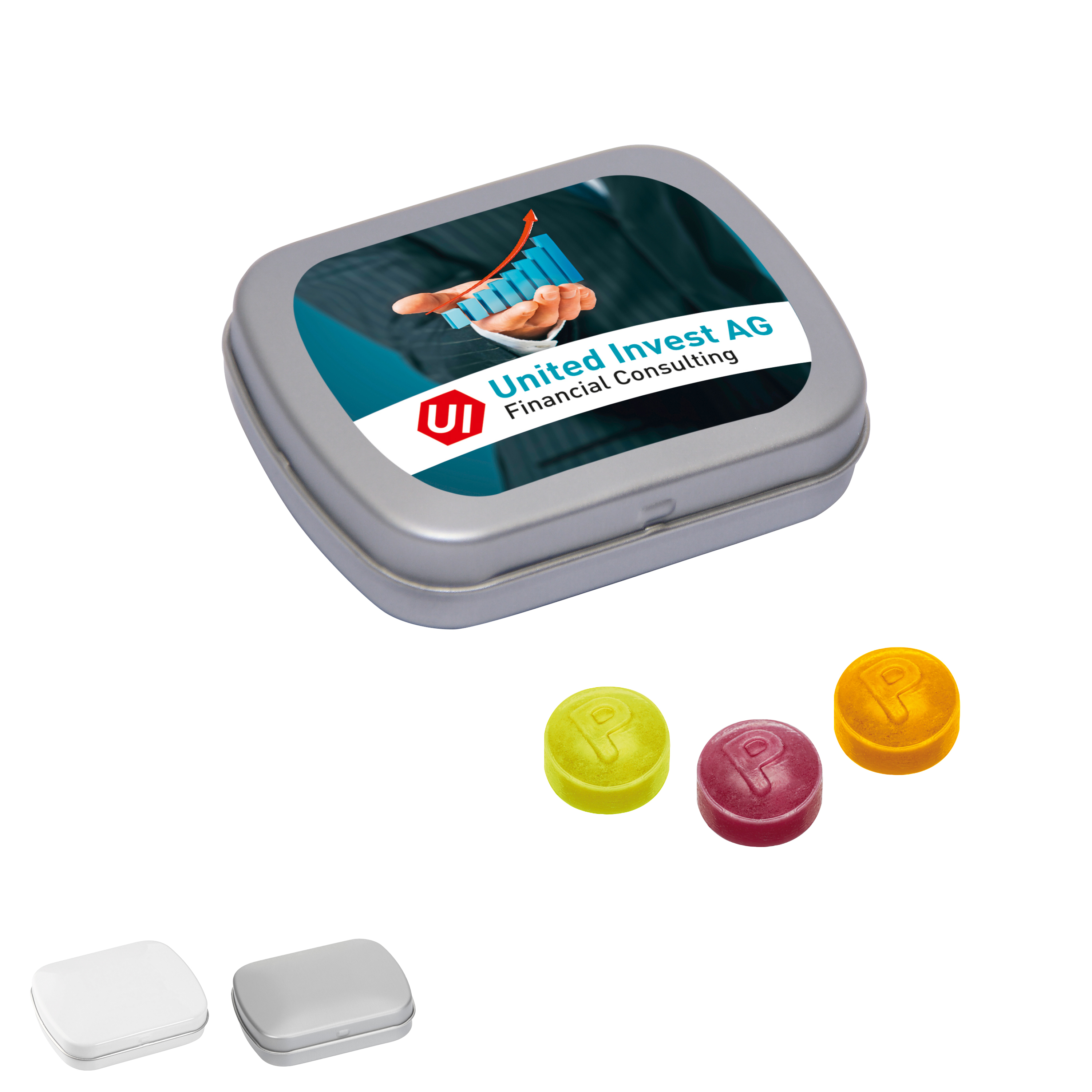 Mini tin med Pulmoll pastiller - Valdemar