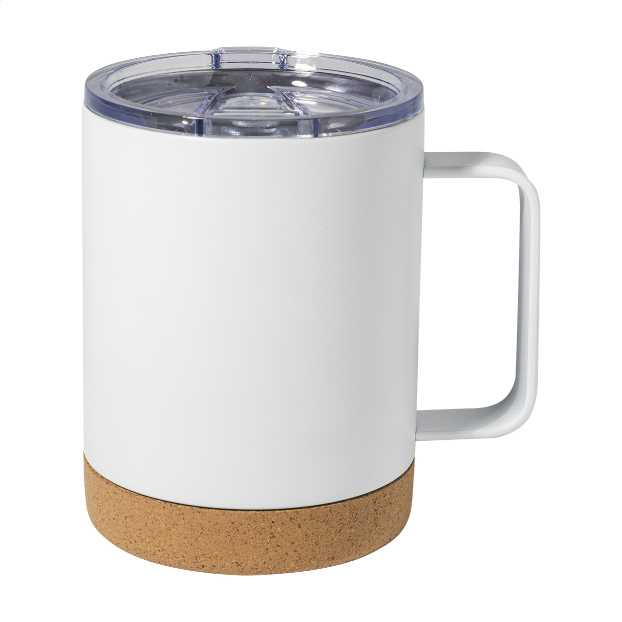 Corgox termokrus i rustfrit stål med korkbund, 330 ml, med jeres logo trykt med logo
