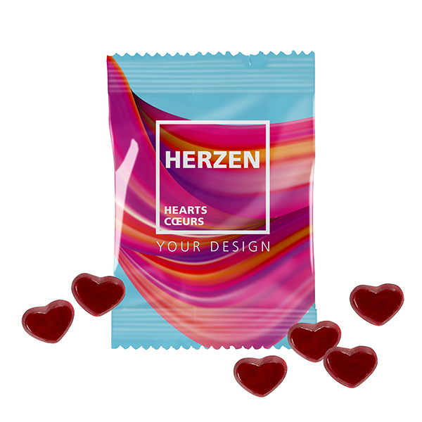 Frugt Gummi Hjerter - Storström