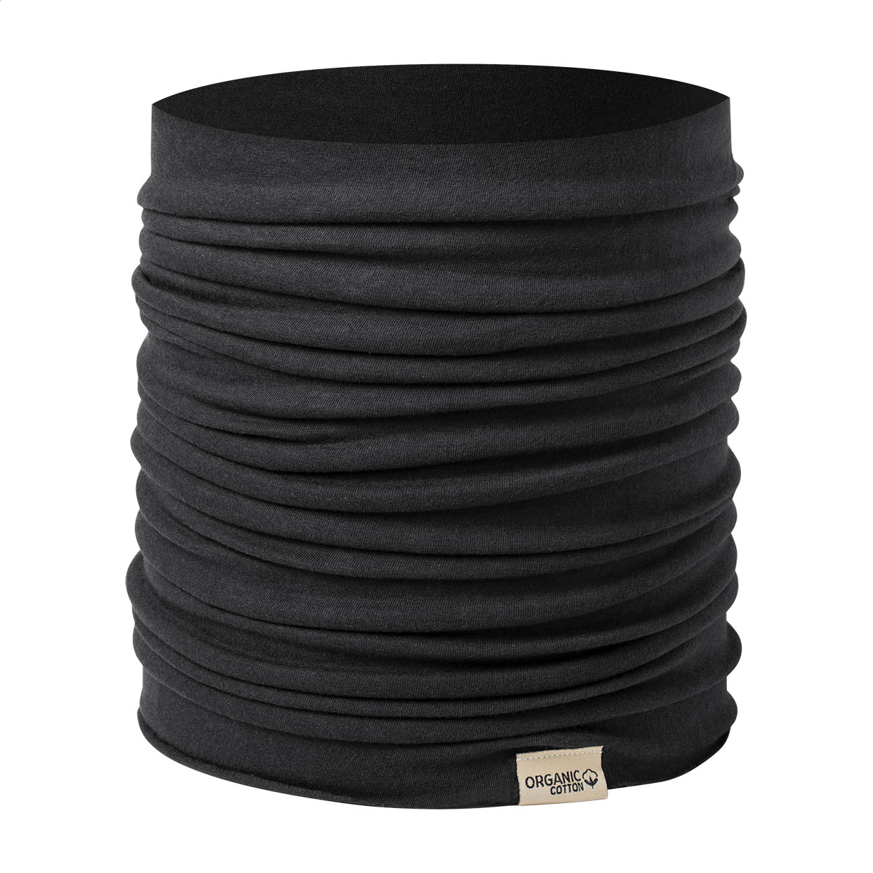 Bando multitørklæde i økologisk bomuld 130 g/m² med logo