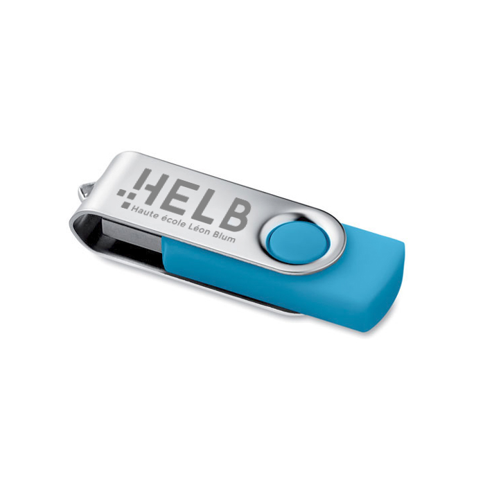 8GB USB-flashdrev med beskyttende metalcover - Skovbo