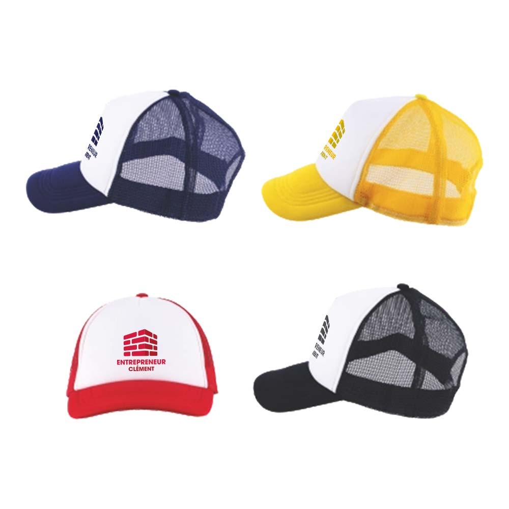 5 Panel Truckers kasket med plastikrem - Aaskov