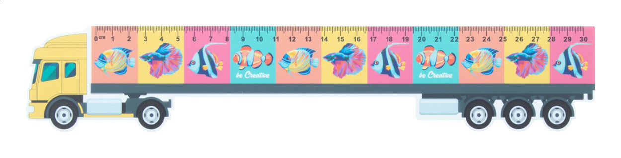 Lastbil Lineal 30cm - Hugo