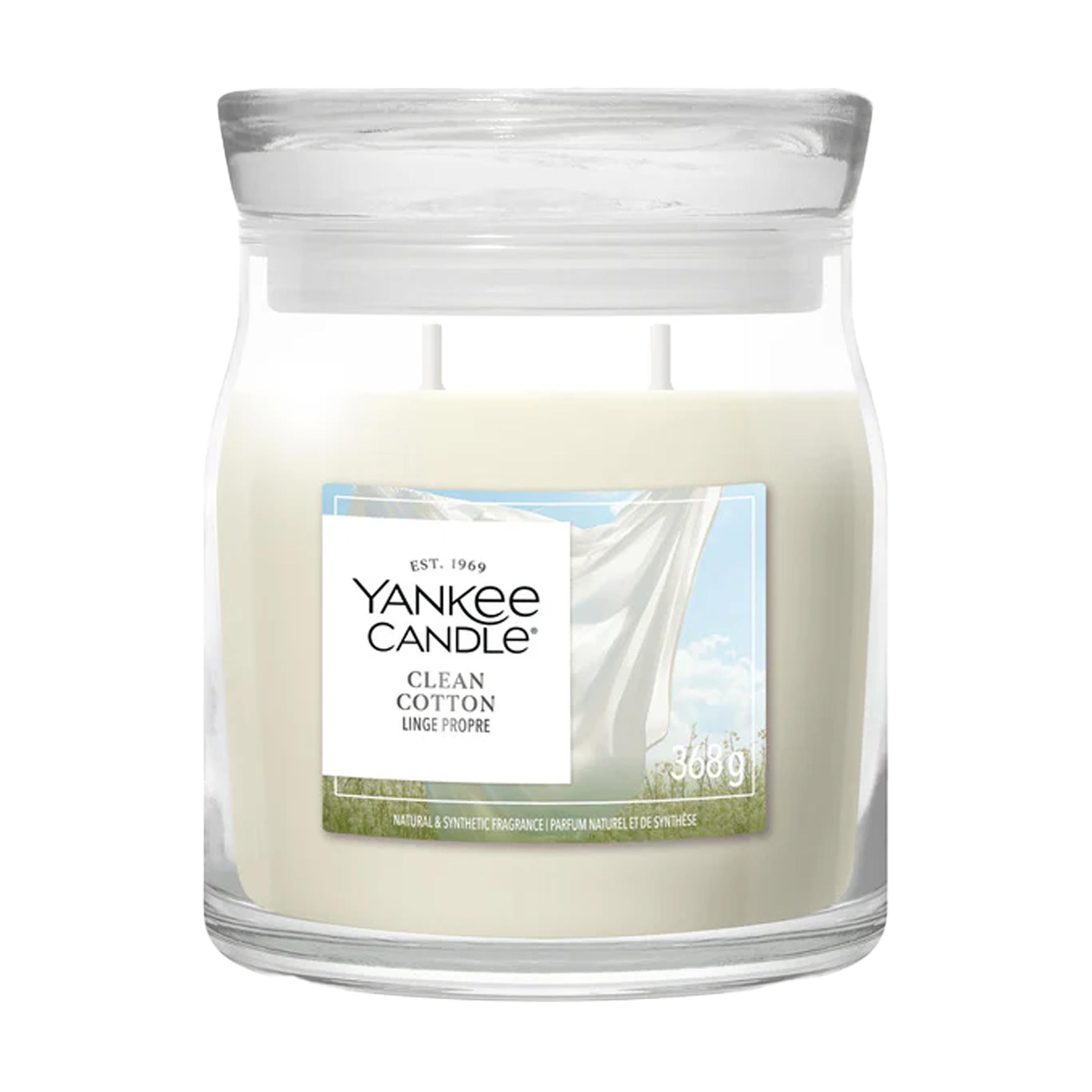 Yankee Candle Clean Cotton Medium Jar duftlys