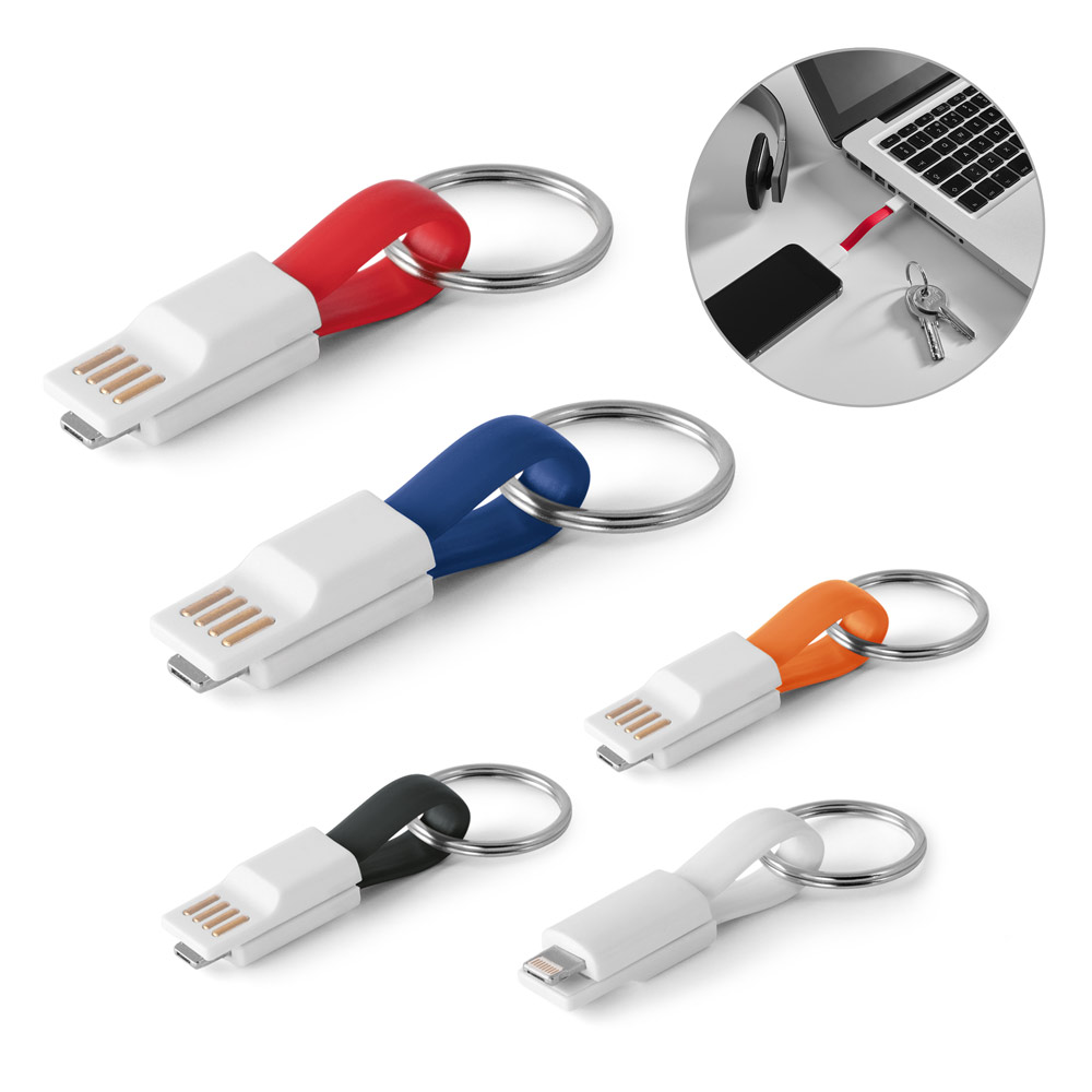 2-i-1 USB nøglering kabel - Kruså