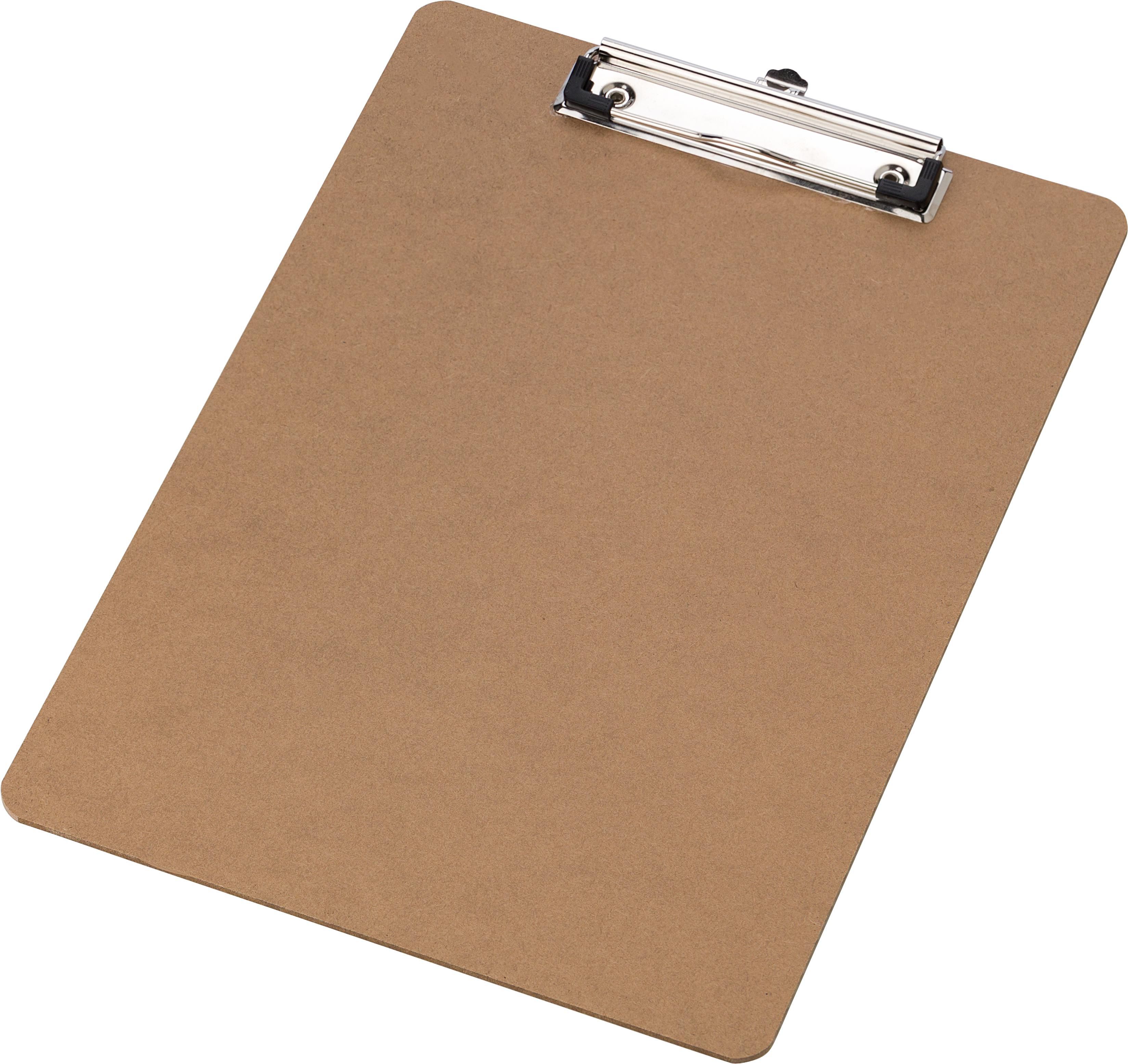 Genanvendelig MDF-clipboard - Emil trykt med logo