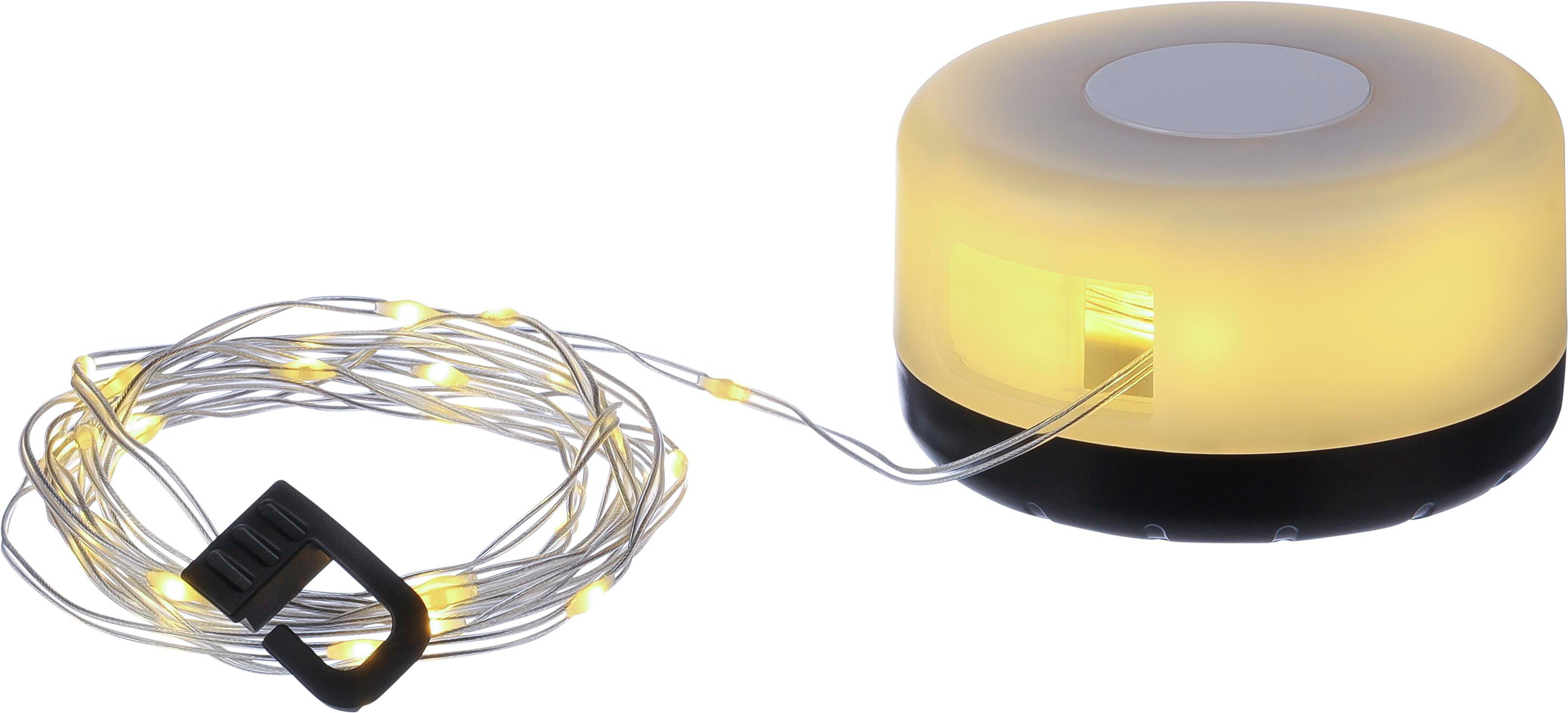 Campinglygte m. Opladeligt Lys og Snor - Mariager