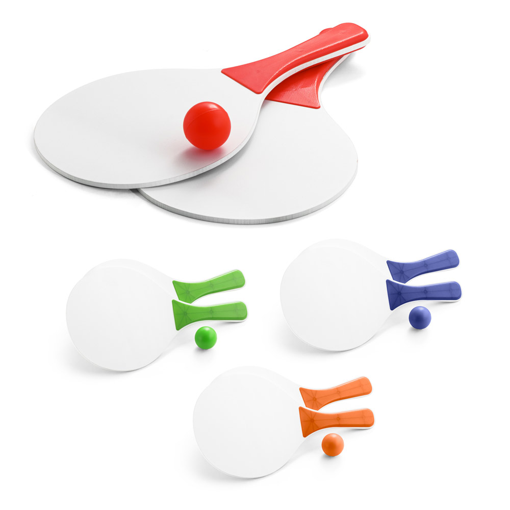 Farvet beach-racketsæt - Sandby