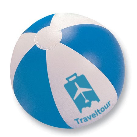 Stribet oppustelig strandbold - Tønder