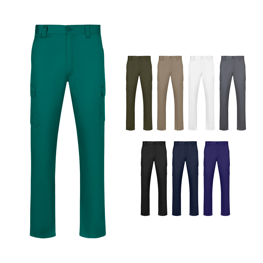 VL HERMES. Bukser i twill med flere lommer (190 g/m²)