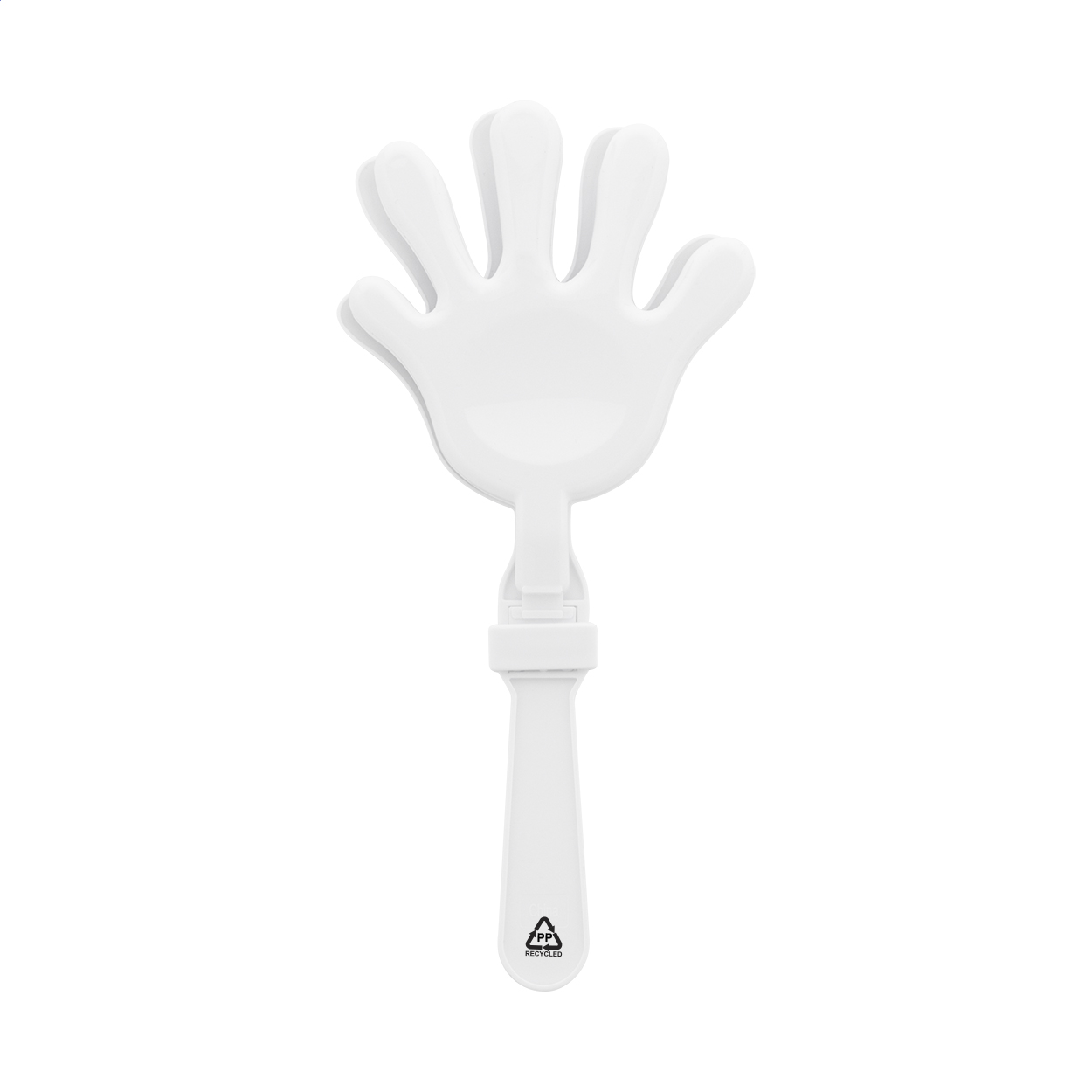 Håndformet PP klapper - Slangerup trykt med logo