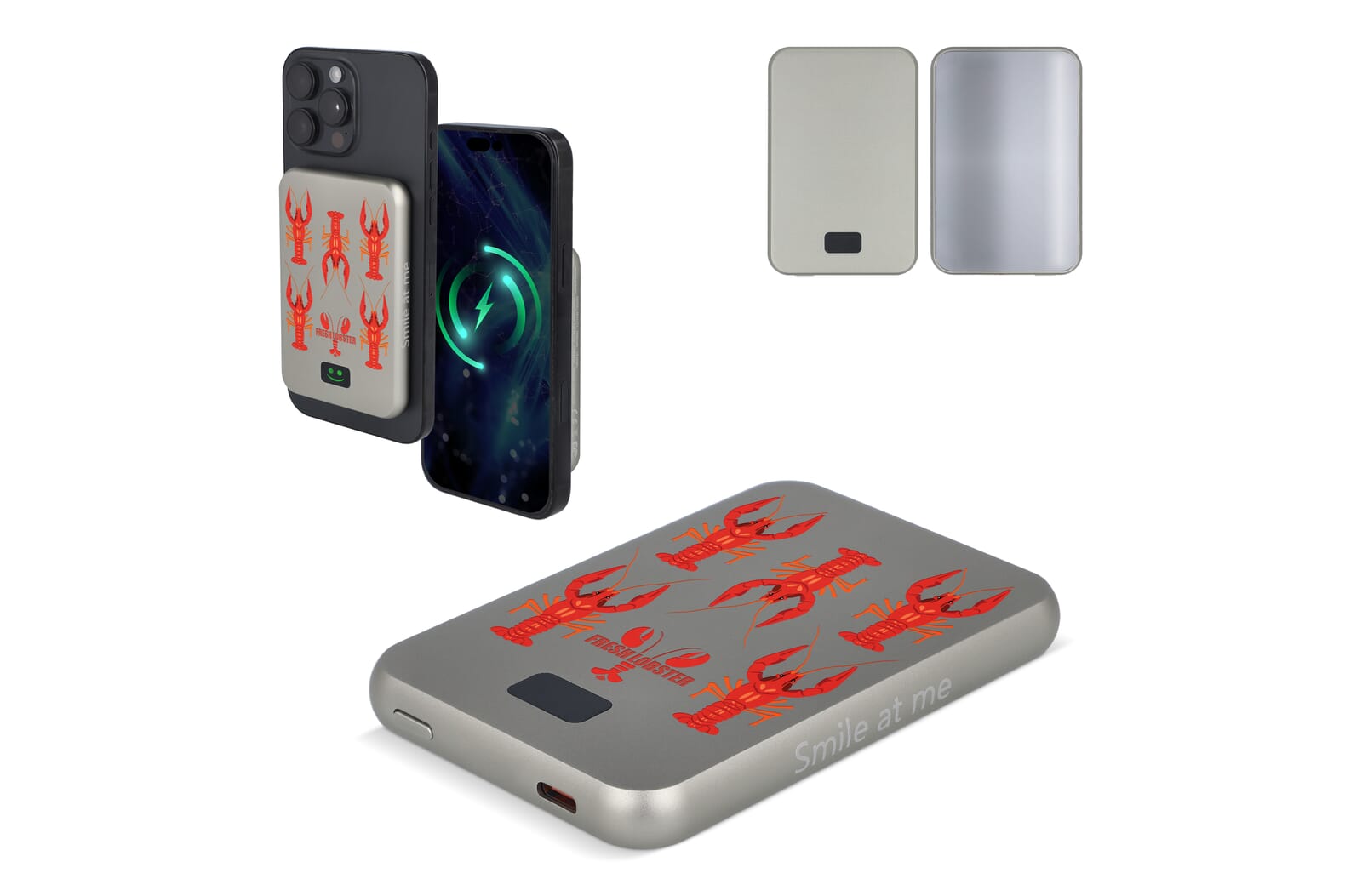 Spejlkraft Trådløs Powerbank - Anne